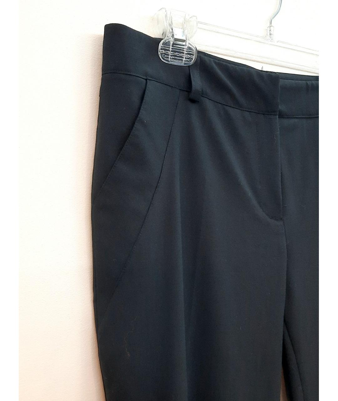 BA&SH Черные шерстяные прямые брюки, фото 5