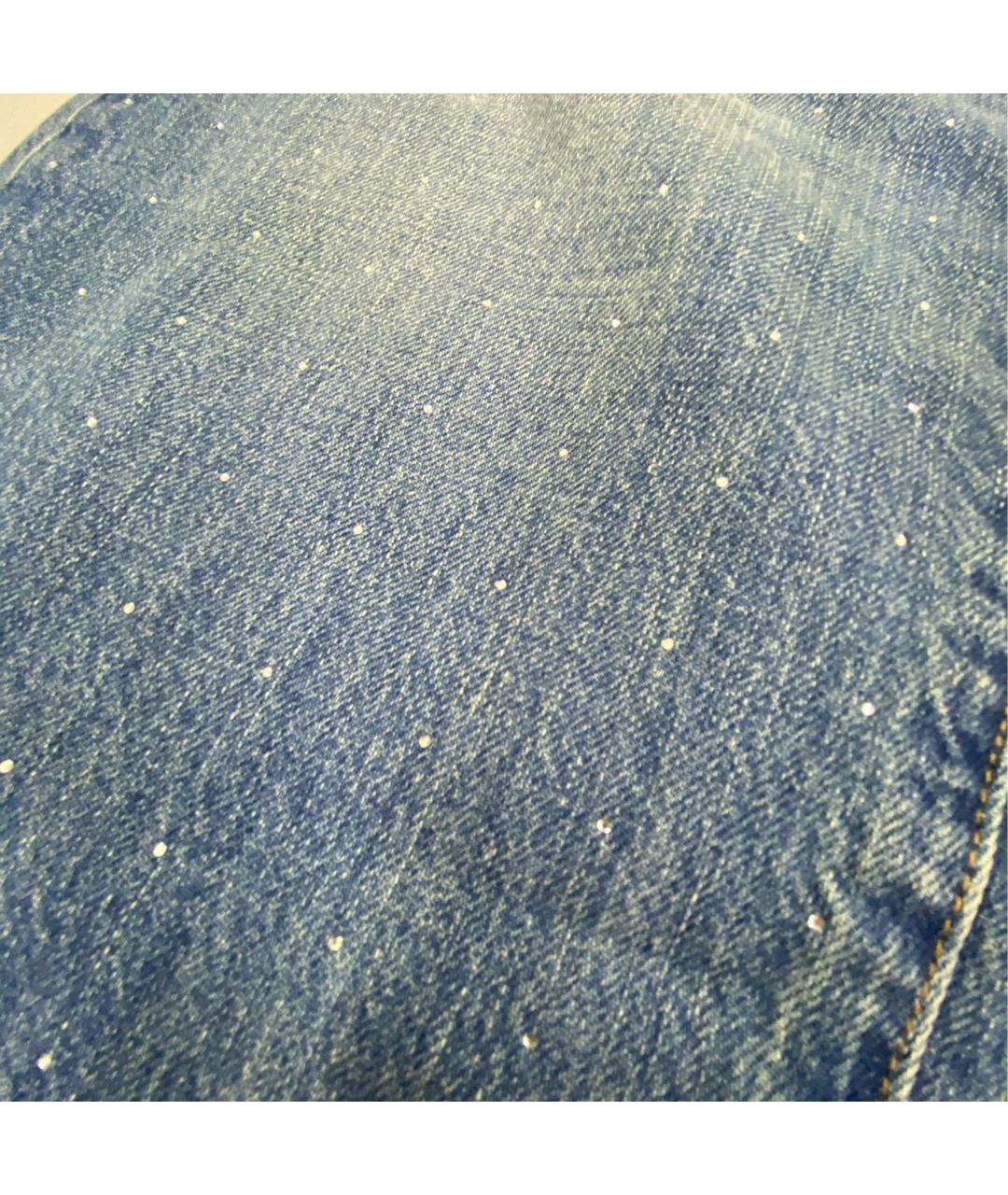 JBRAND Голубые хлопковые прямые джинсы, фото 7