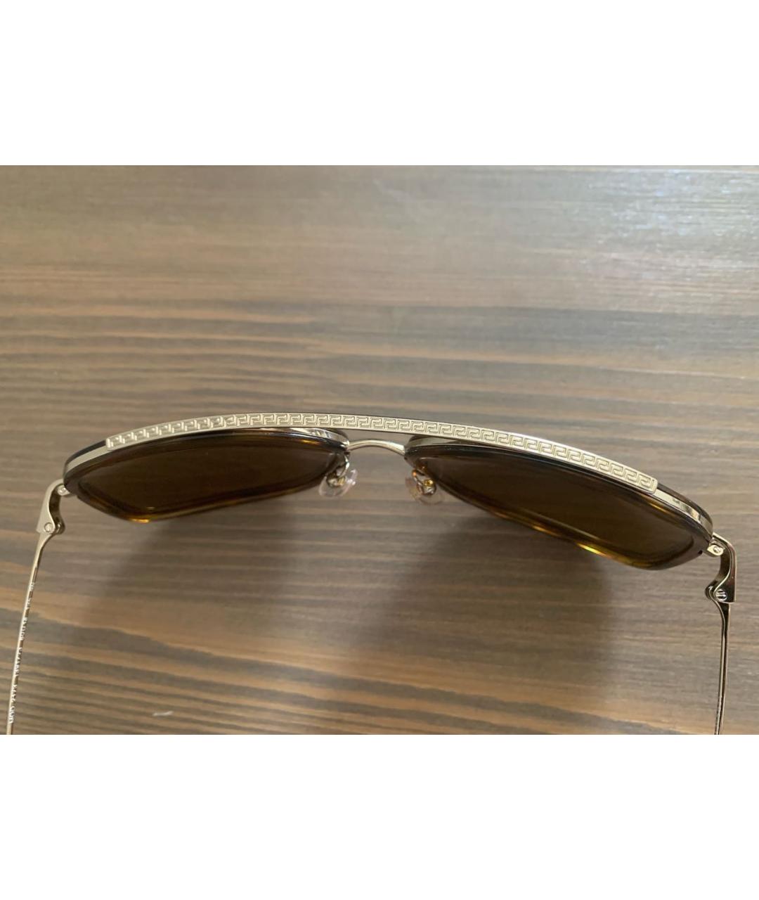 VERSACE Металлические солнцезащитные очки, фото 3