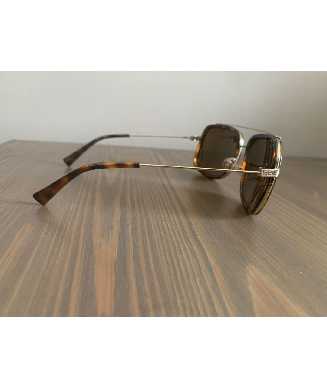 VERSACE Металлические солнцезащитные очки, фото 2