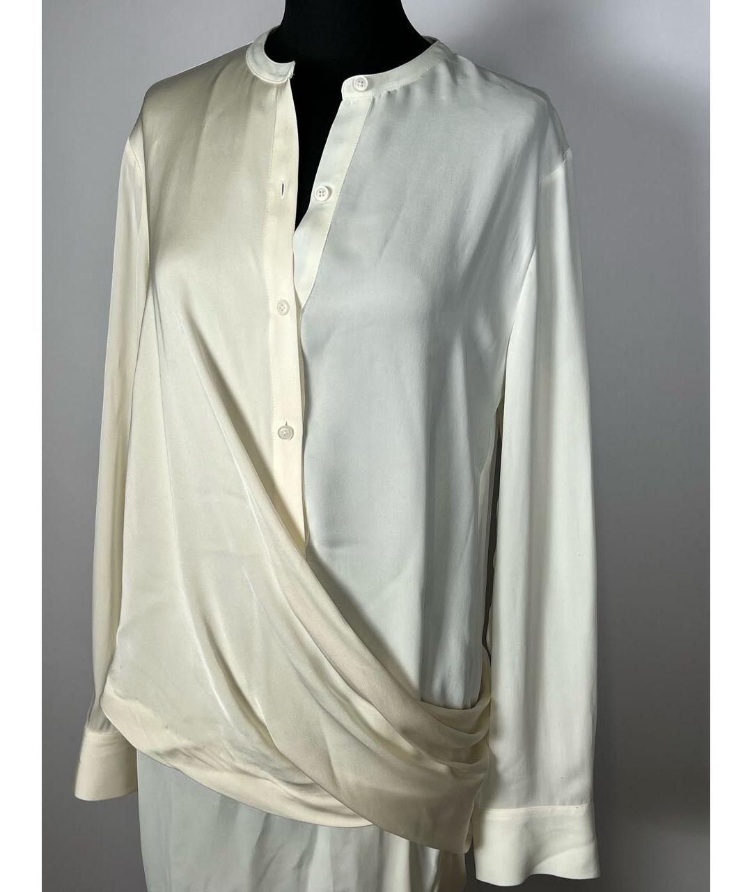 DKNY Бежевая вискозная блузы, фото 3