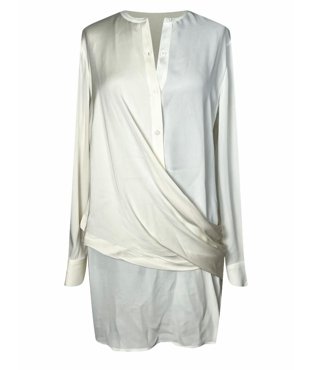 DKNY Бежевая вискозная блузы, фото 1