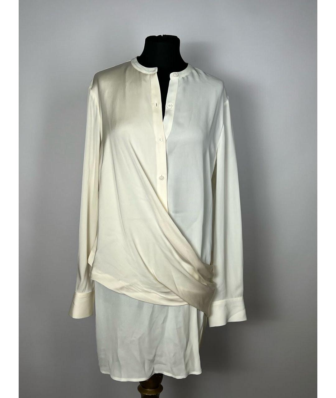 DKNY Бежевая вискозная блузы, фото 8