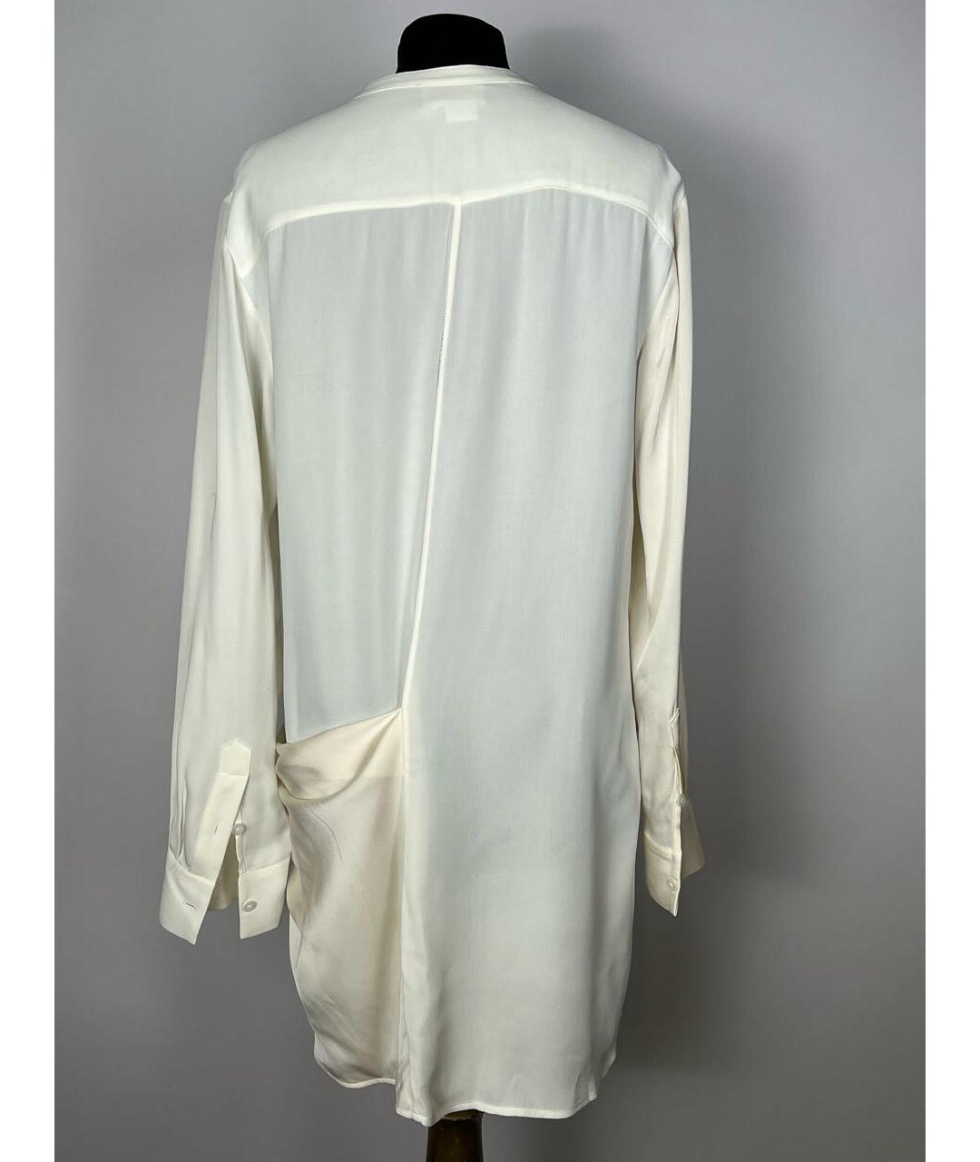 DKNY Бежевая вискозная блузы, фото 2
