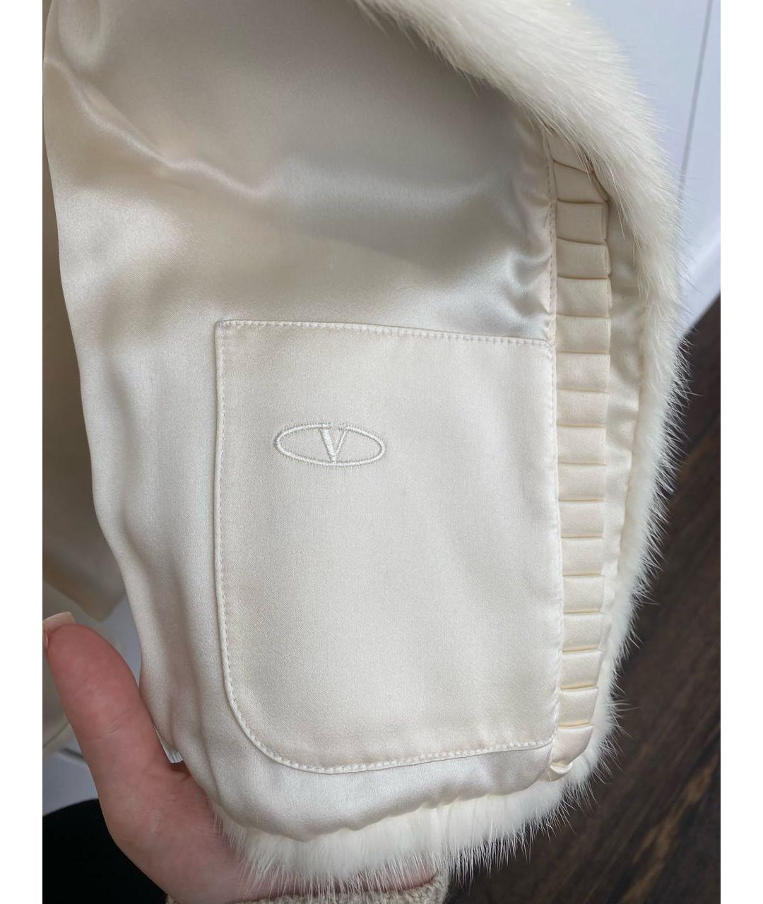 VALENTINO Бежевая шуба, фото 7