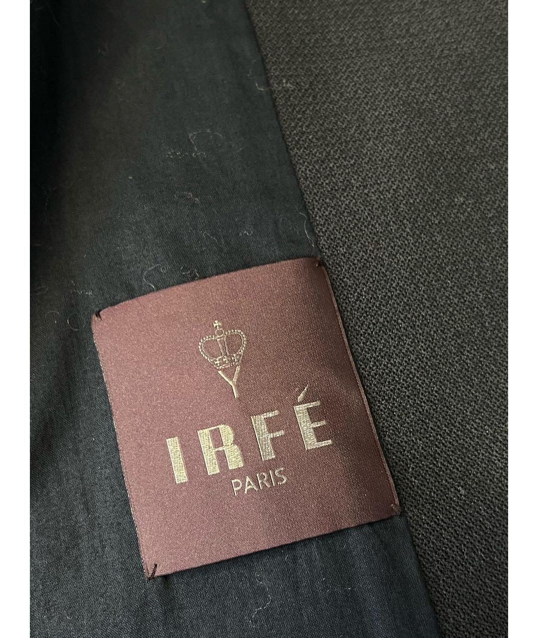 IRFE Черное шерстяное пальто, фото 6
