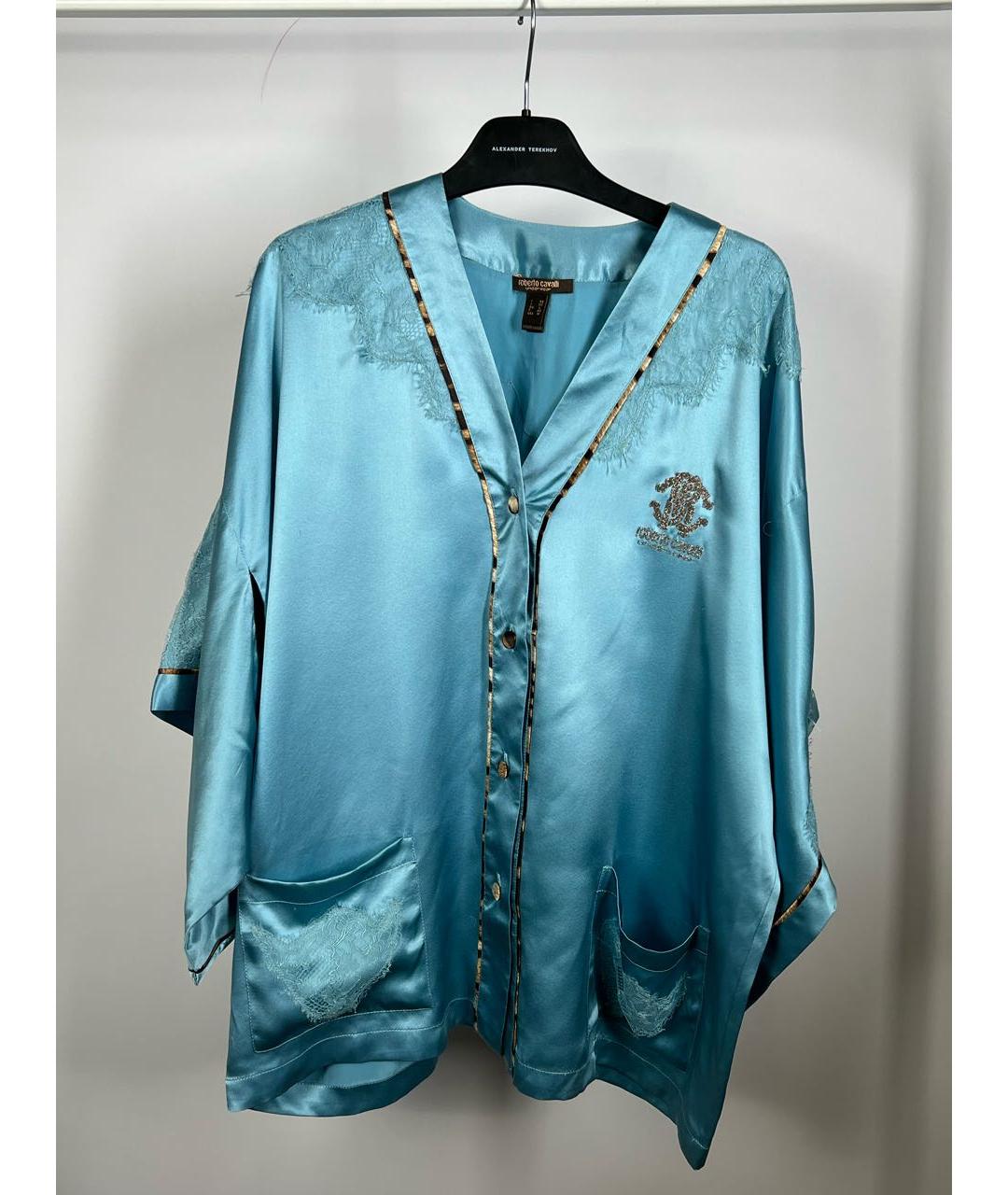 ROBERTO CAVALLI Голубая пижамы и сорочки, фото 2