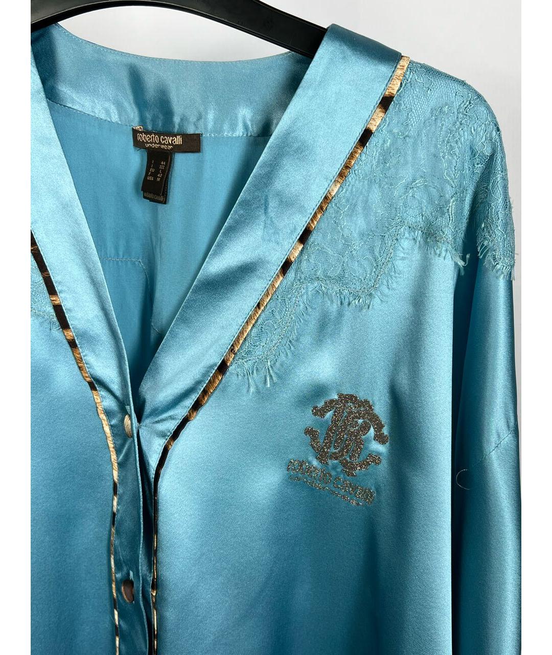 ROBERTO CAVALLI Голубая пижамы и сорочки, фото 4