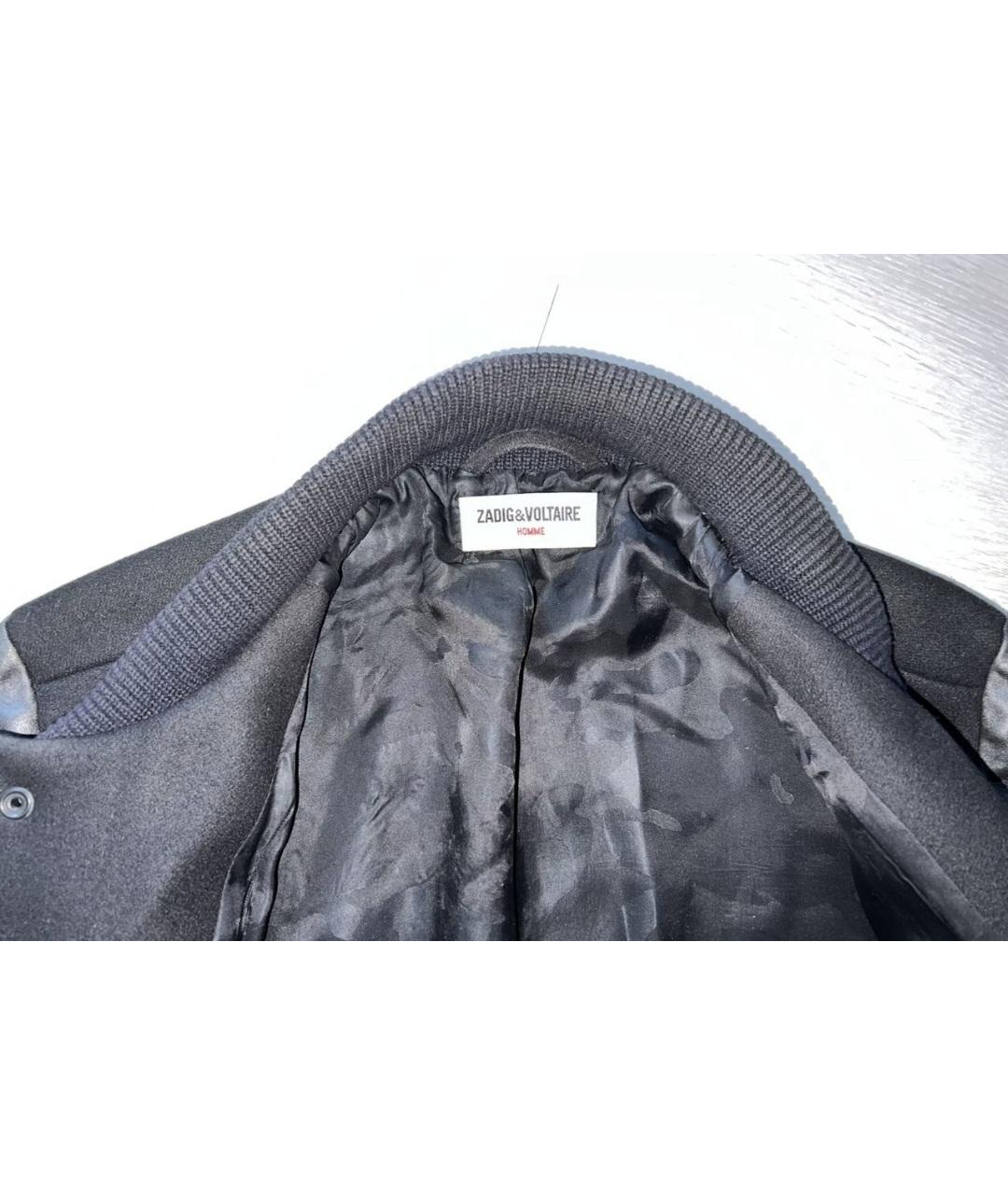 ZADIG & VOLTAIRE Черная шерстяная куртка, фото 4
