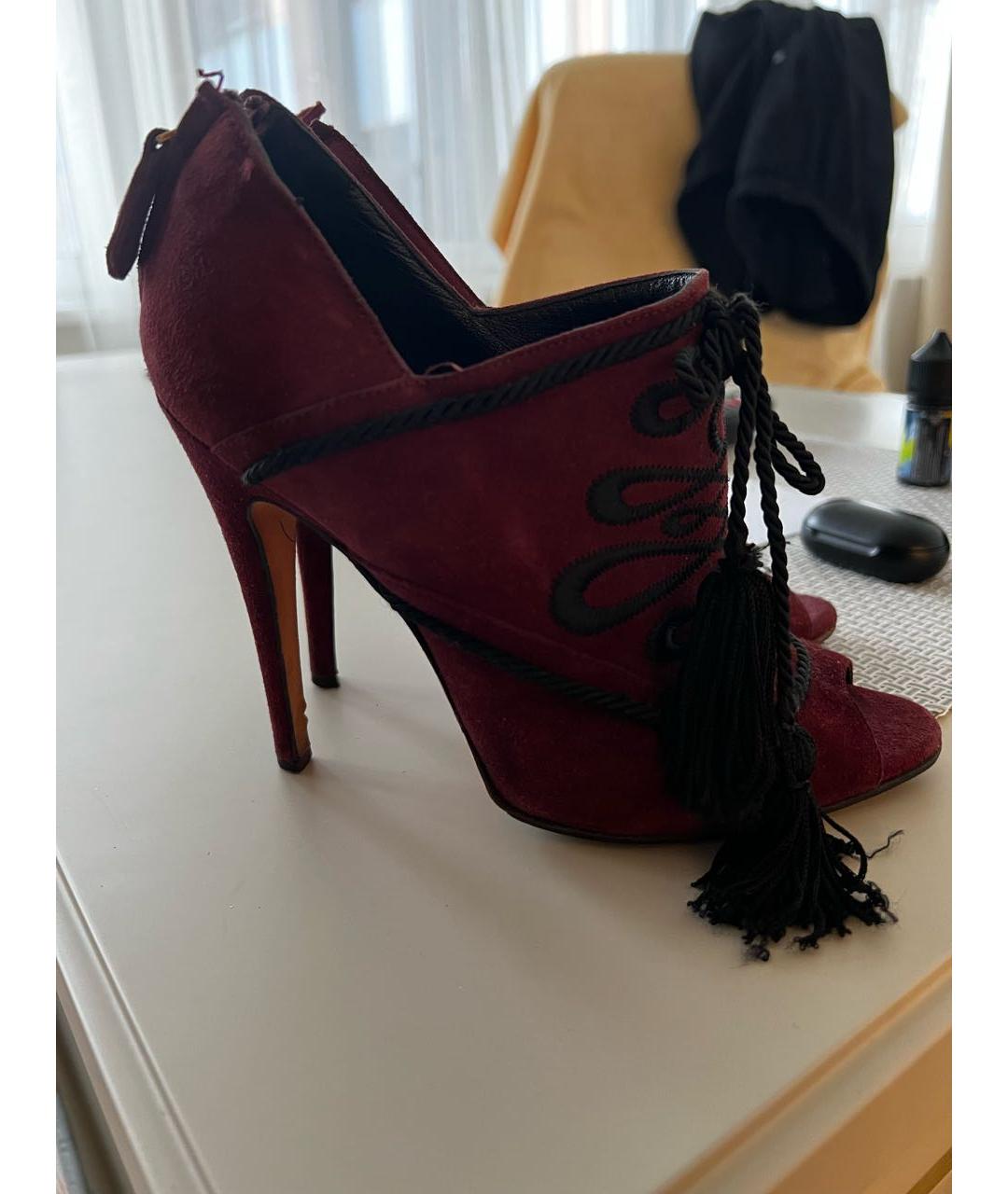 BRIAN ATWOOD Фиолетовые замшевые ботильоны, фото 5