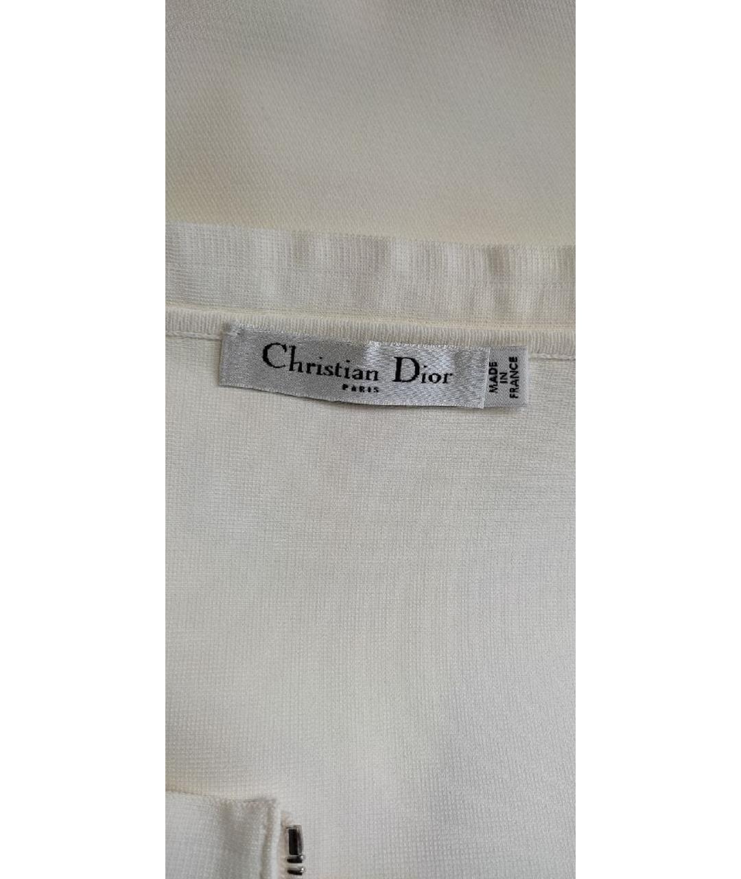 CHRISTIAN DIOR PRE-OWNED Белый вискозный костюм с юбками, фото 8