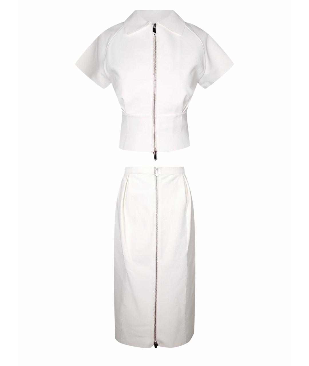 CHRISTIAN DIOR PRE-OWNED Белый вискозный костюм с юбками, фото 1