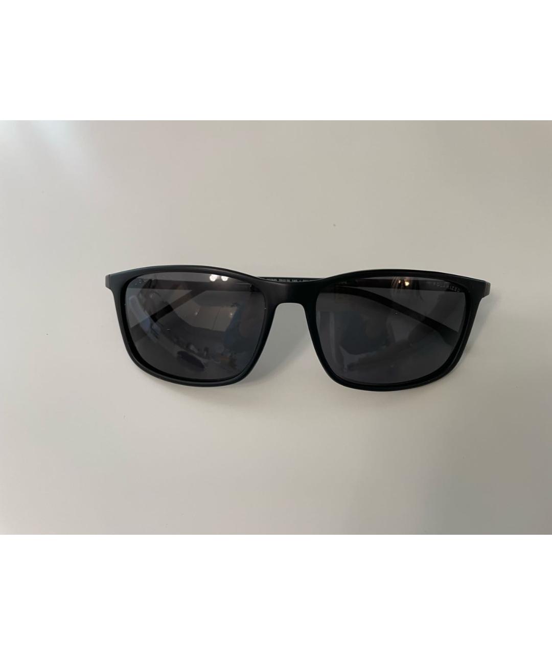 HUGO BOSS Черные пластиковые солнцезащитные очки, фото 6