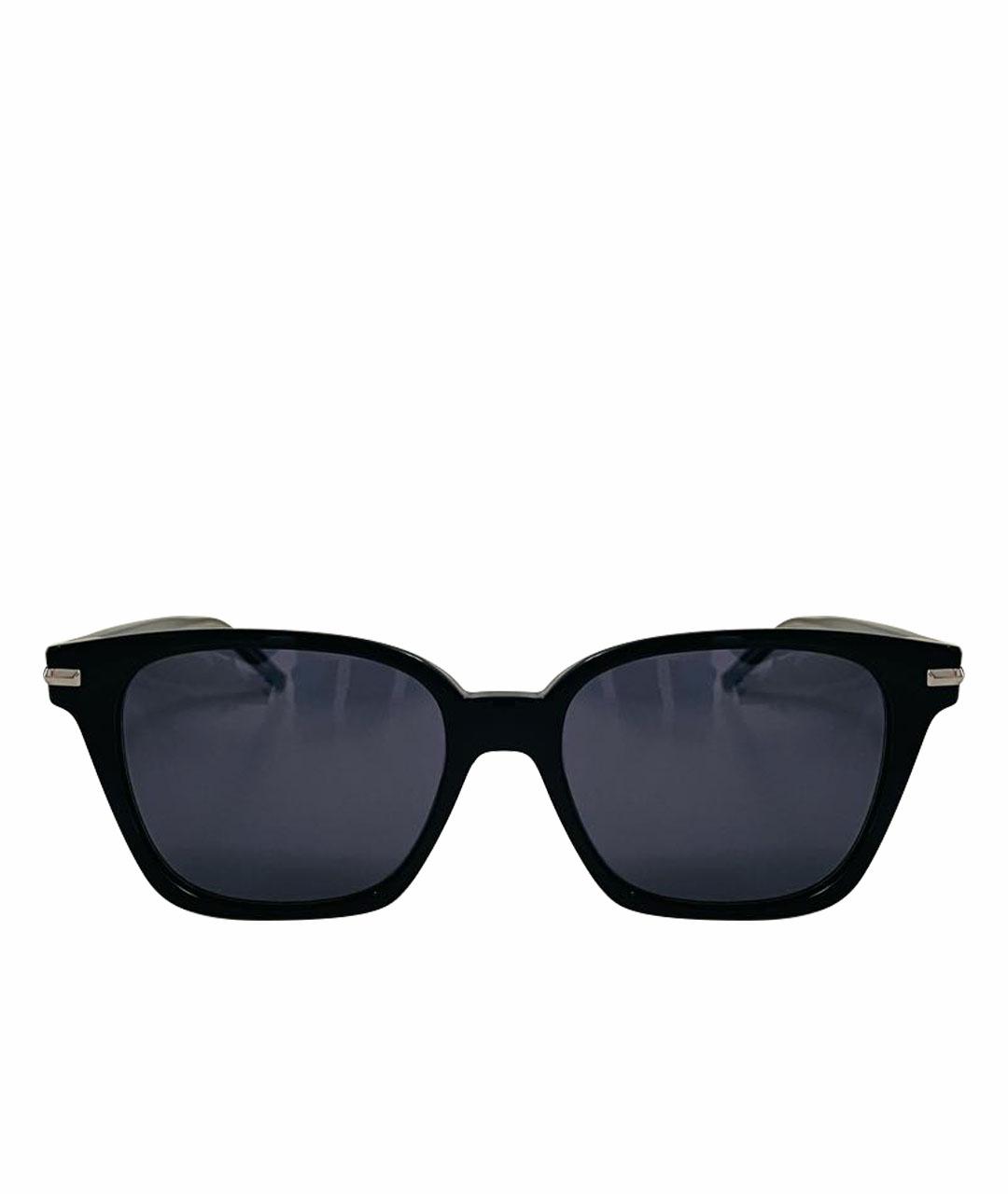 HUGO BOSS Черные пластиковые солнцезащитные очки, фото 1