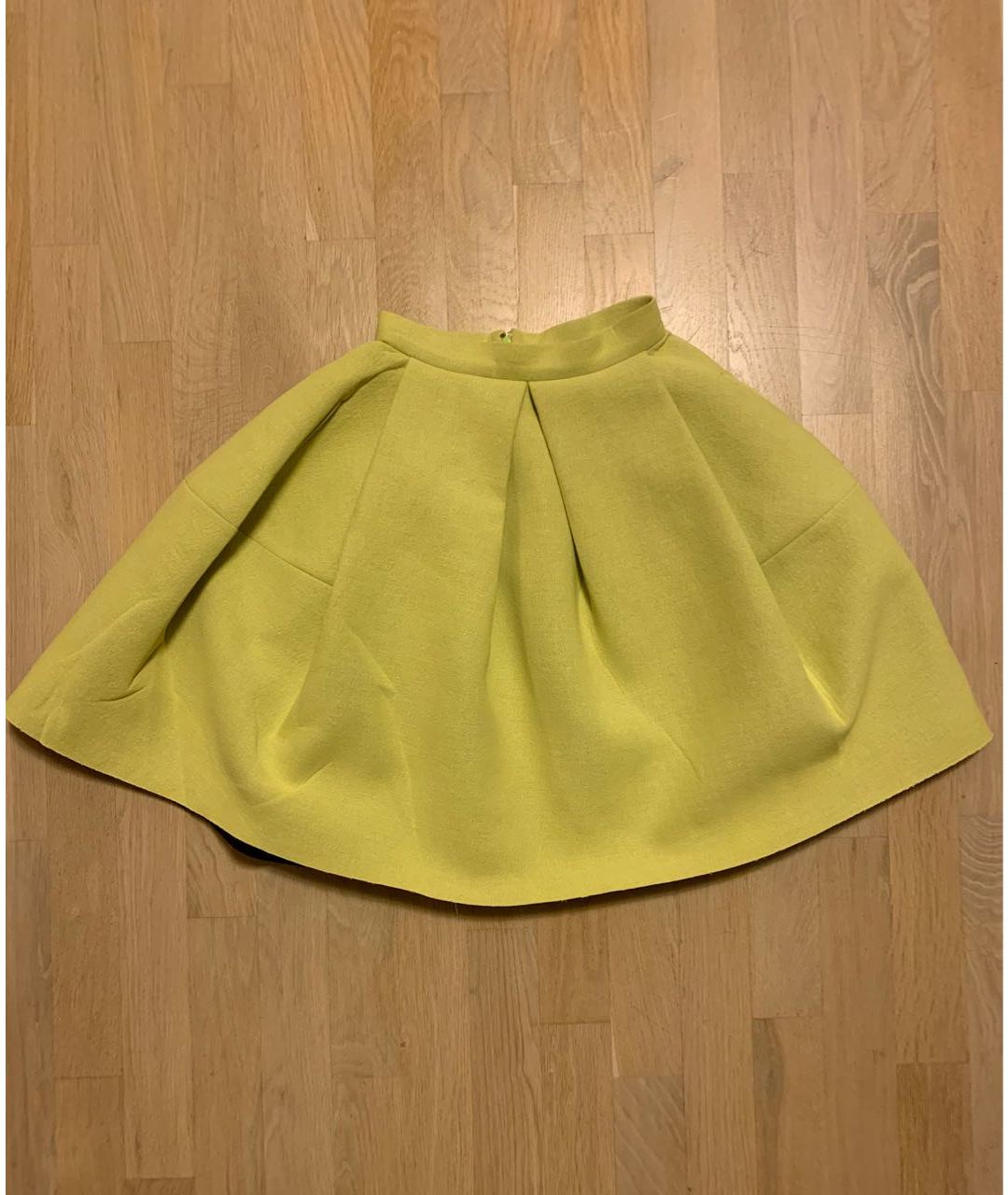 KENZO Салатовая вискозная юбка миди, фото 8