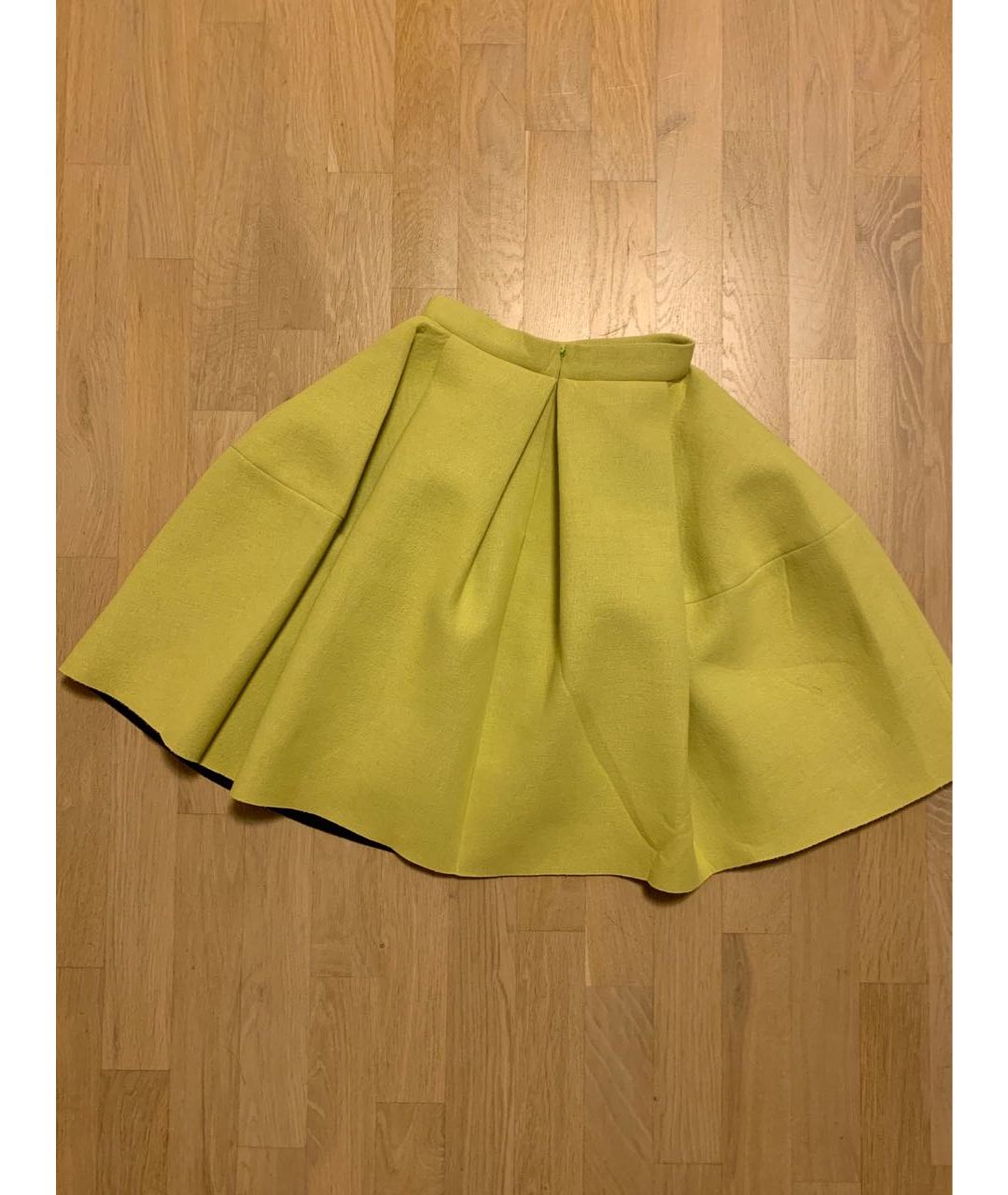 KENZO Салатовая вискозная юбка миди, фото 2