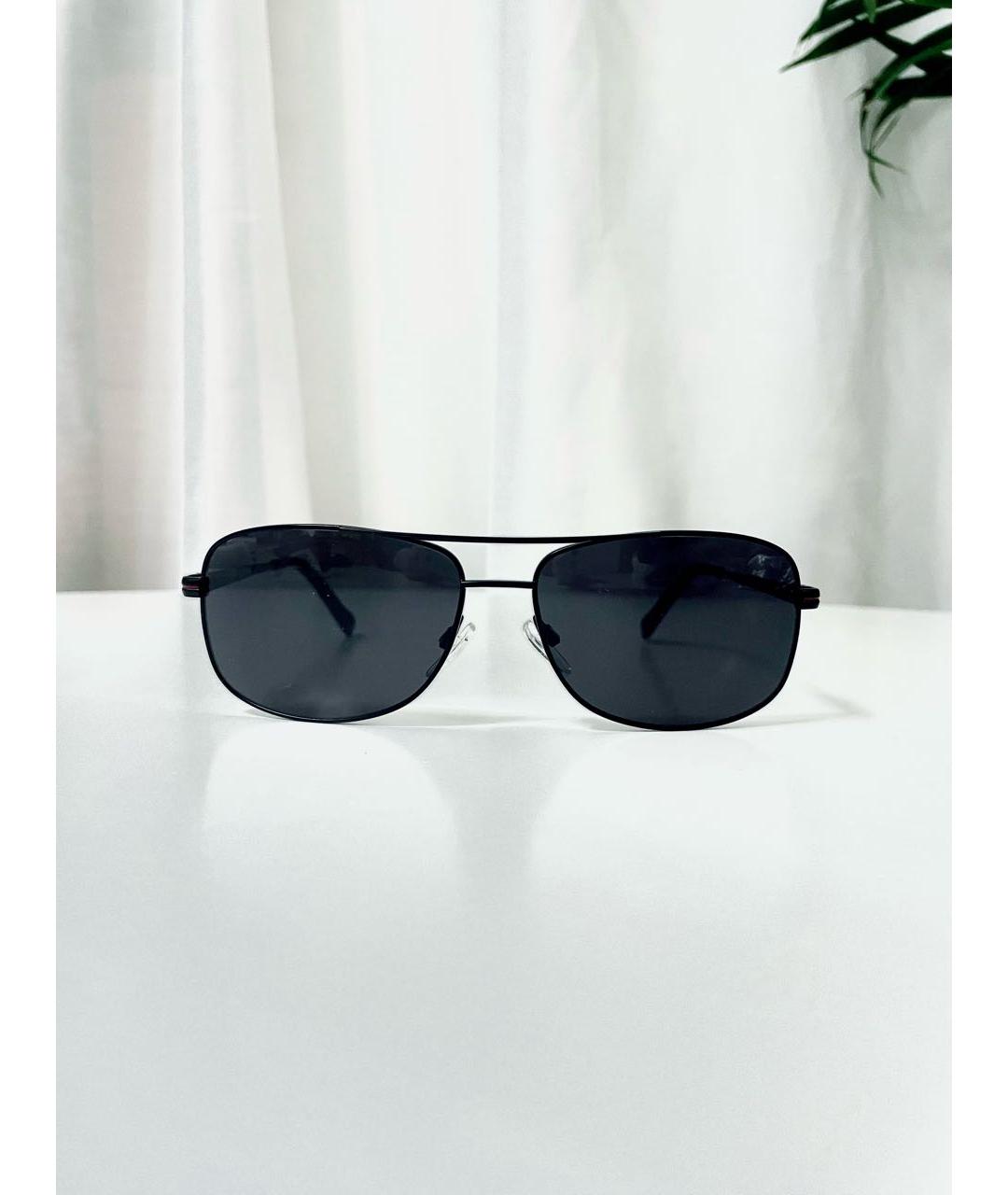 PIERRE CARDIN Черные металлические солнцезащитные очки, фото 8