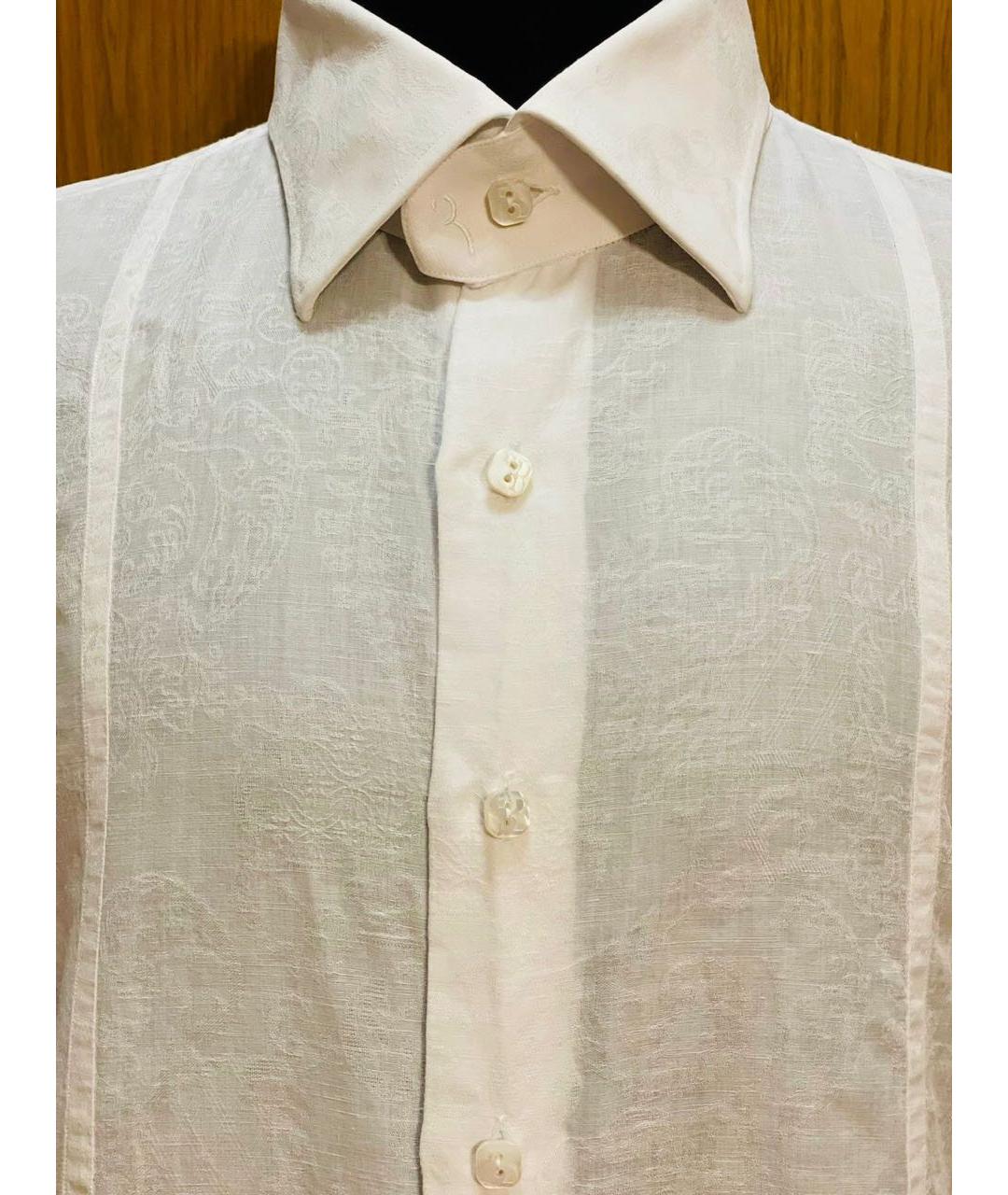 BILLIONAIRE Белая классическая рубашка, фото 5