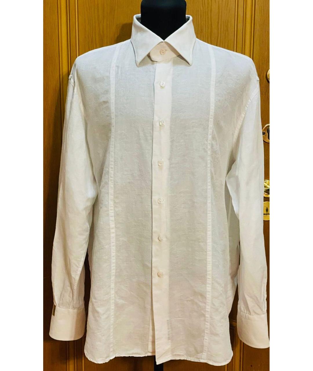 BILLIONAIRE Белая классическая рубашка, фото 7