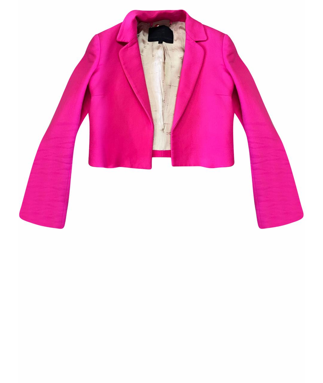 ELISABETTA FRANCHI Розовый жакет/пиджак, фото 1