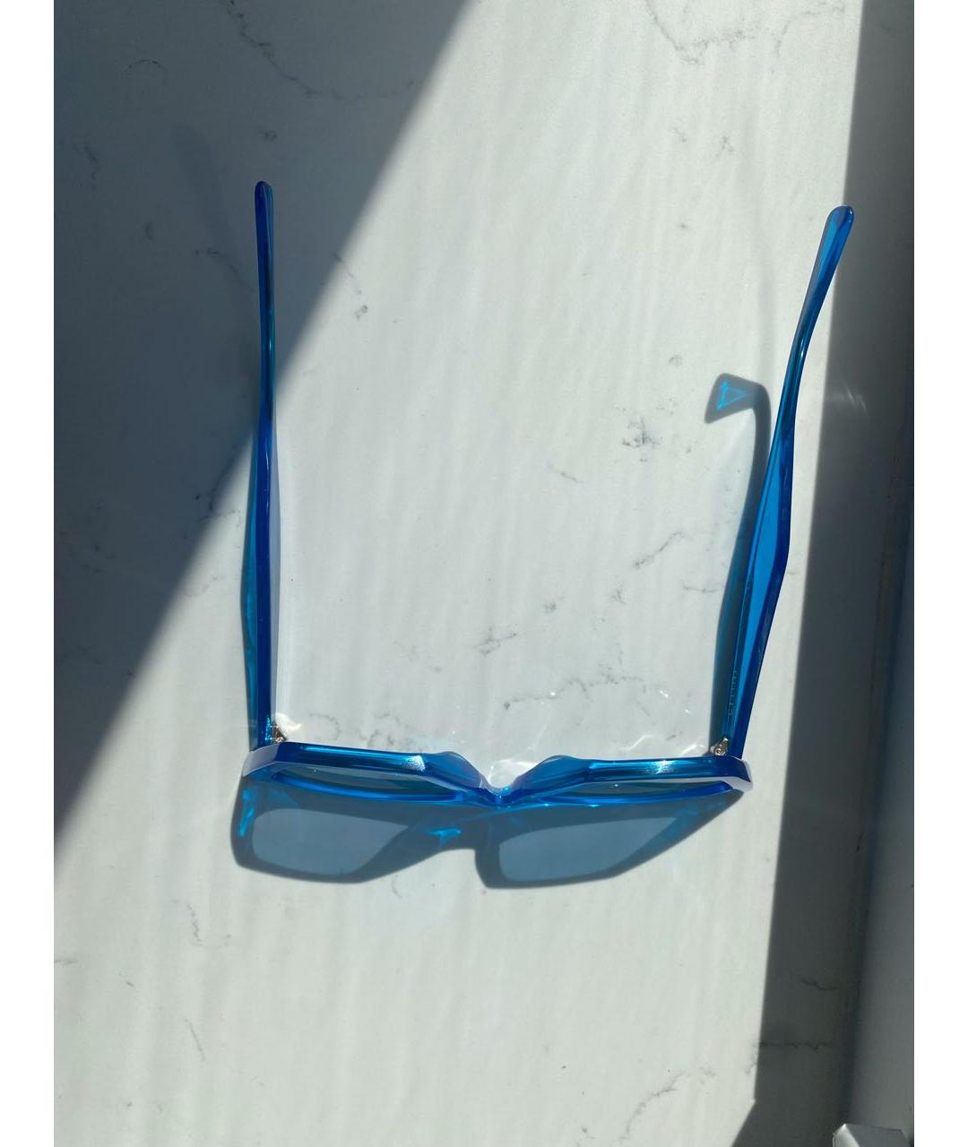 CELINE PRE-OWNED Голубые пластиковые солнцезащитные очки, фото 2