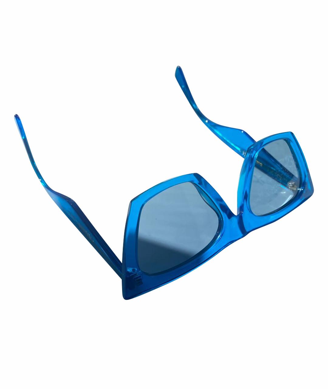 CELINE PRE-OWNED Голубые пластиковые солнцезащитные очки, фото 1