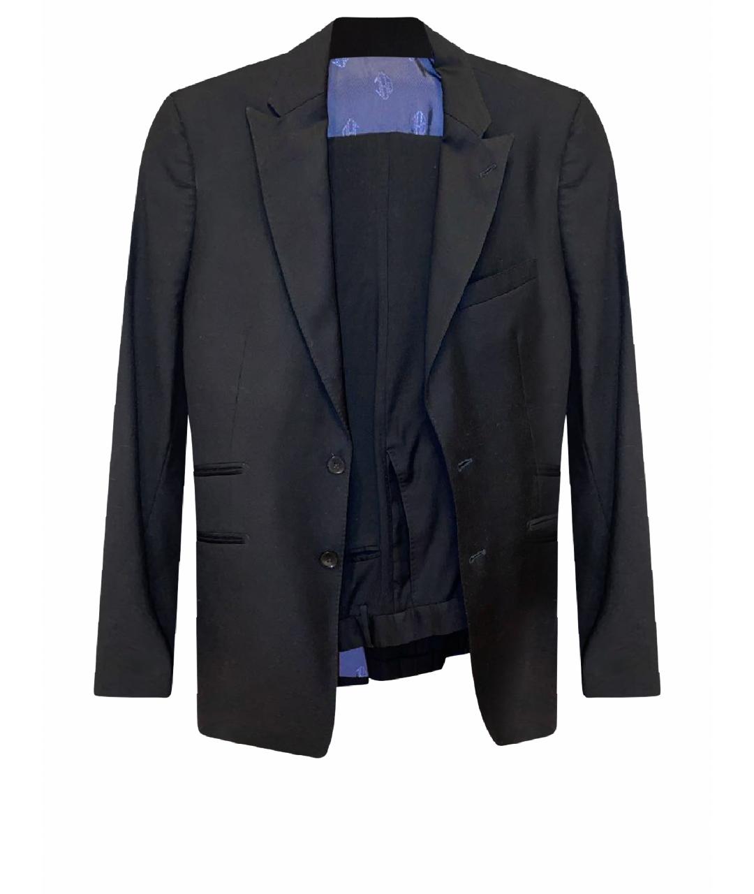 PATRICK HELLMANN Черный шерстяной пиджак, фото 1