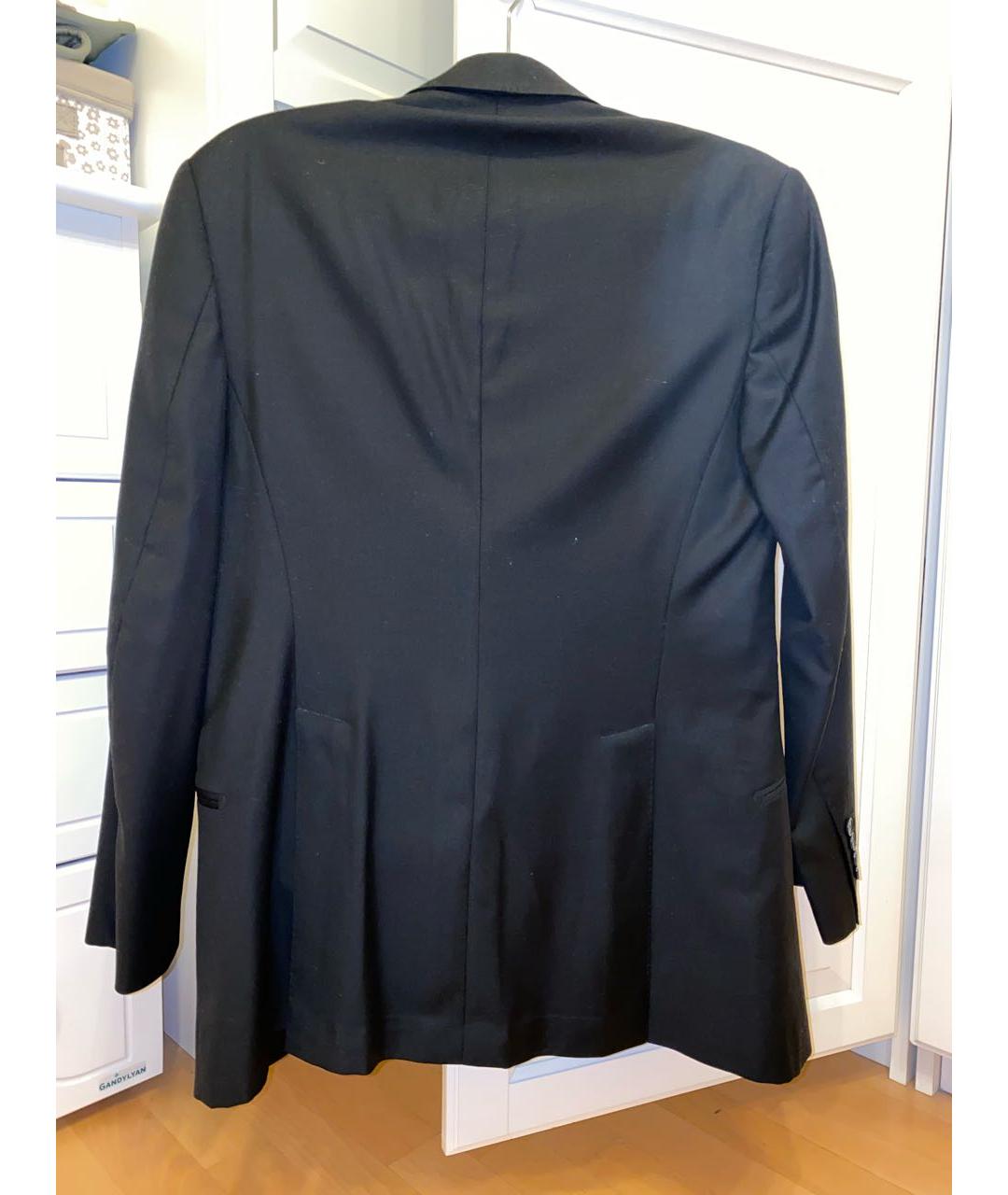 PATRICK HELLMANN Черный шерстяной пиджак, фото 2