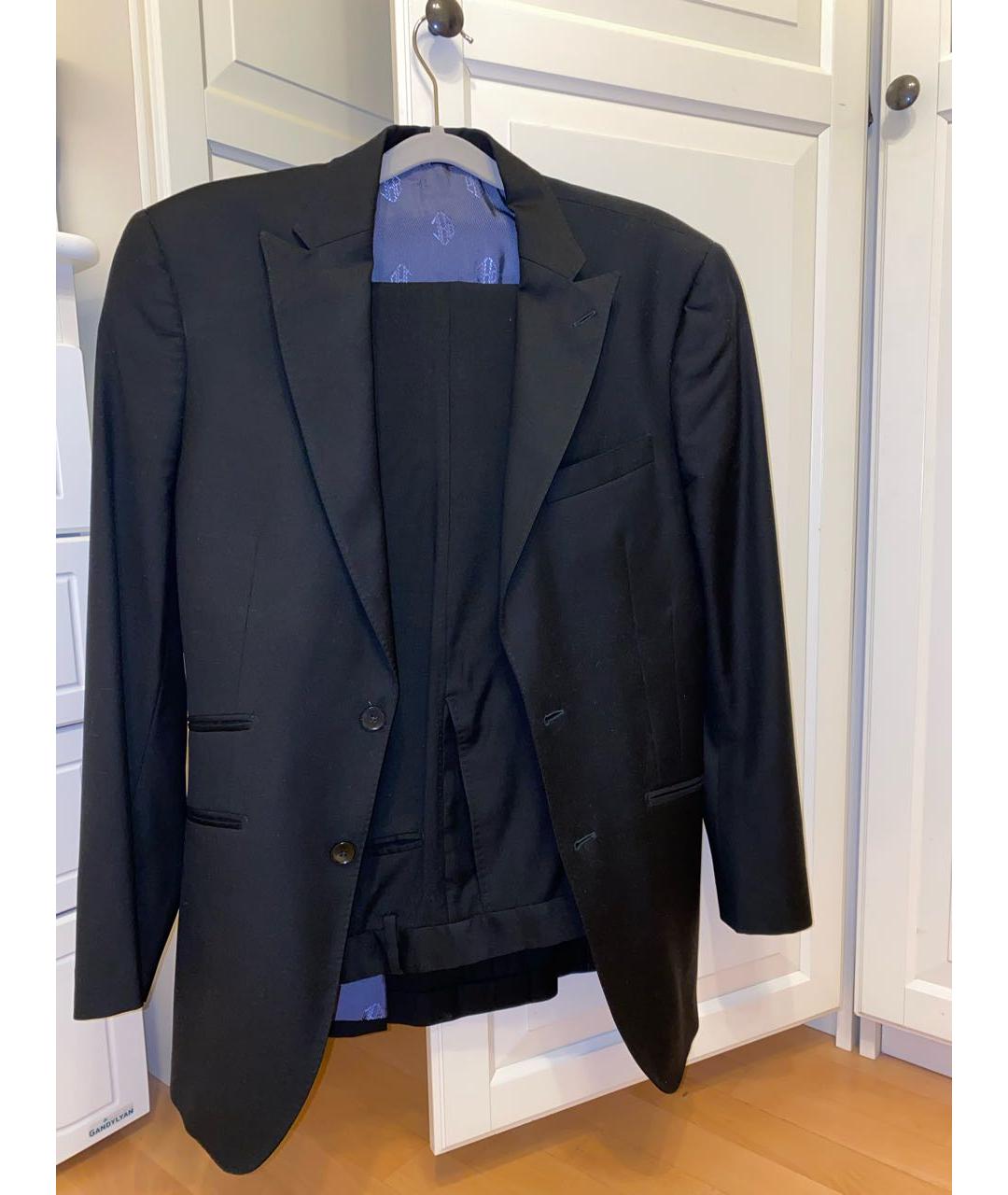 PATRICK HELLMANN Черный шерстяной пиджак, фото 9