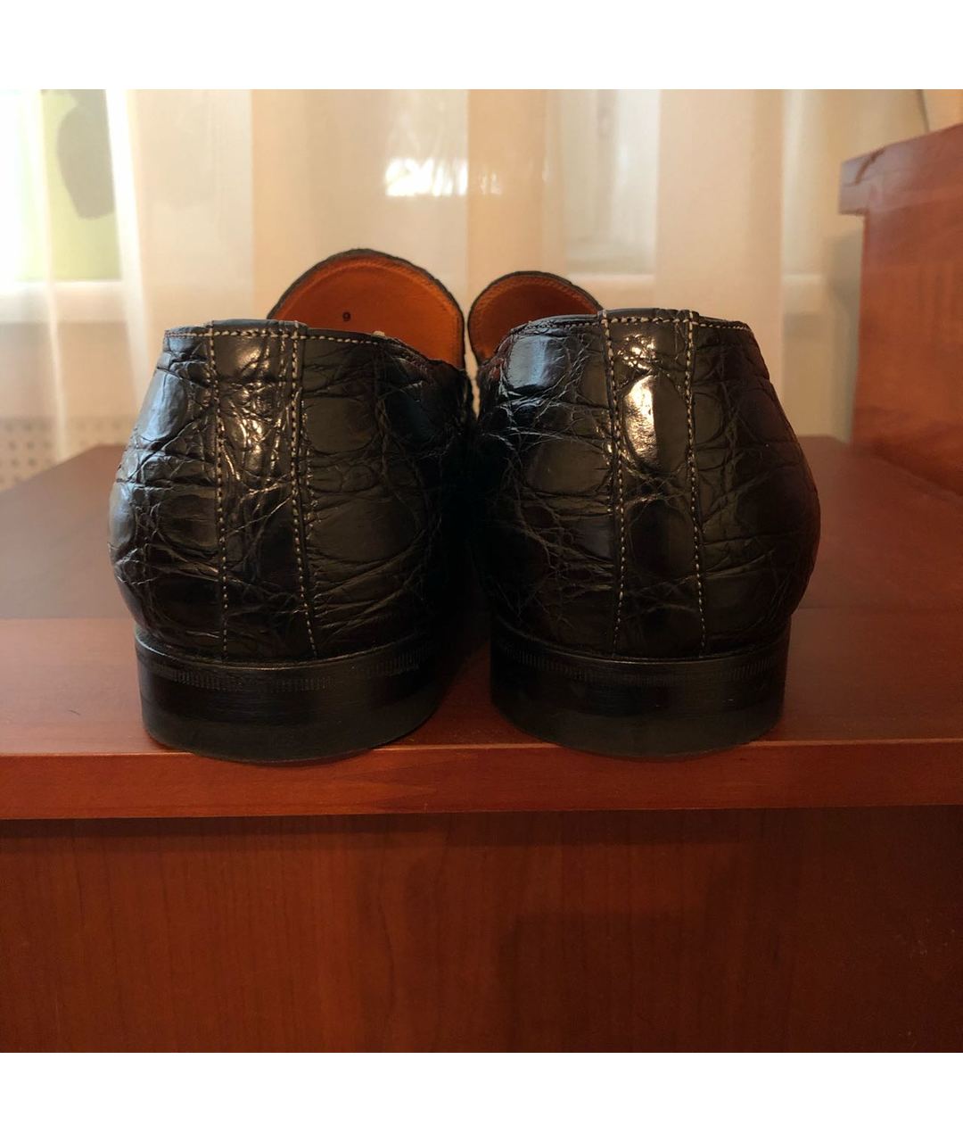 SANTONI Черные туфли из лакированной кожи, фото 4