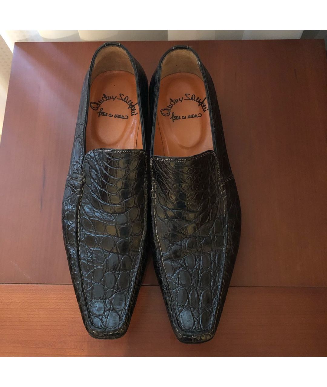 SANTONI Черные туфли из лакированной кожи, фото 2