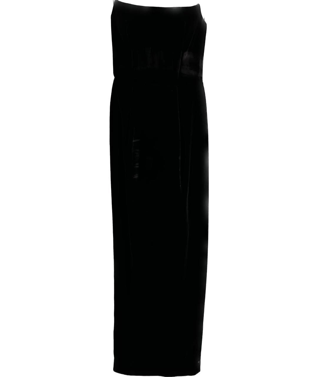 RASARIO Черное бархатное вечернее платье, фото 1