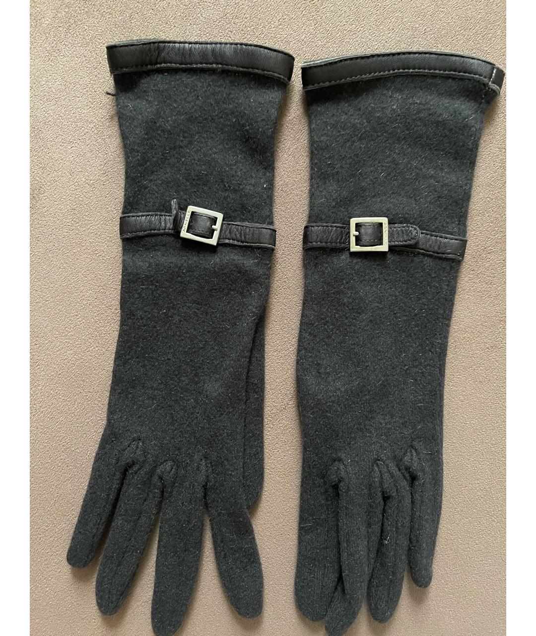 AGNELLE Серые шерстяные перчатки, фото 6