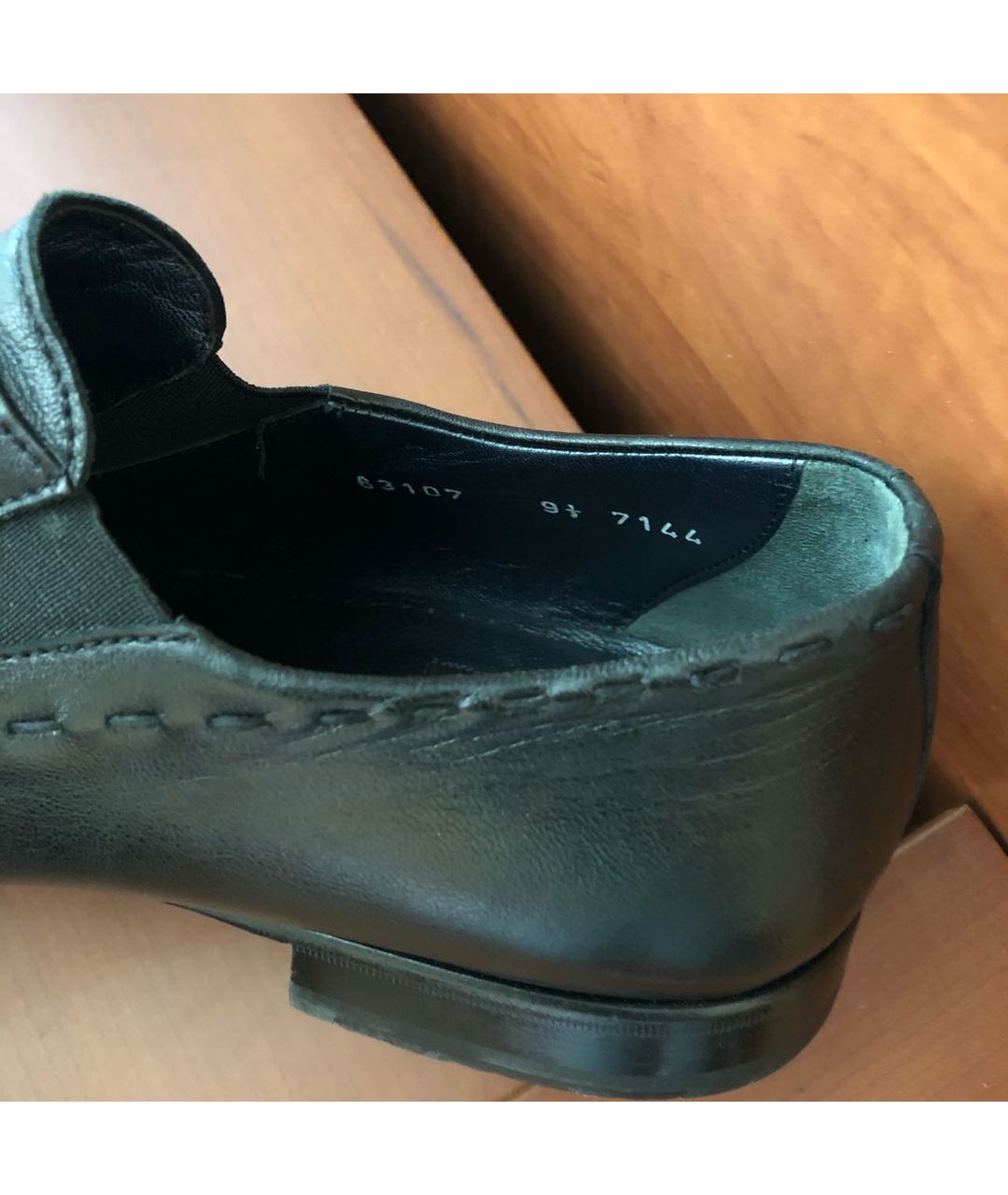 ALDO BRUE Черные кожаные туфли, фото 5