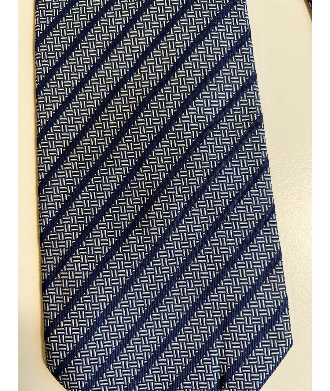HERMES PRE-OWNED Синий шелковый галстук, фото 4