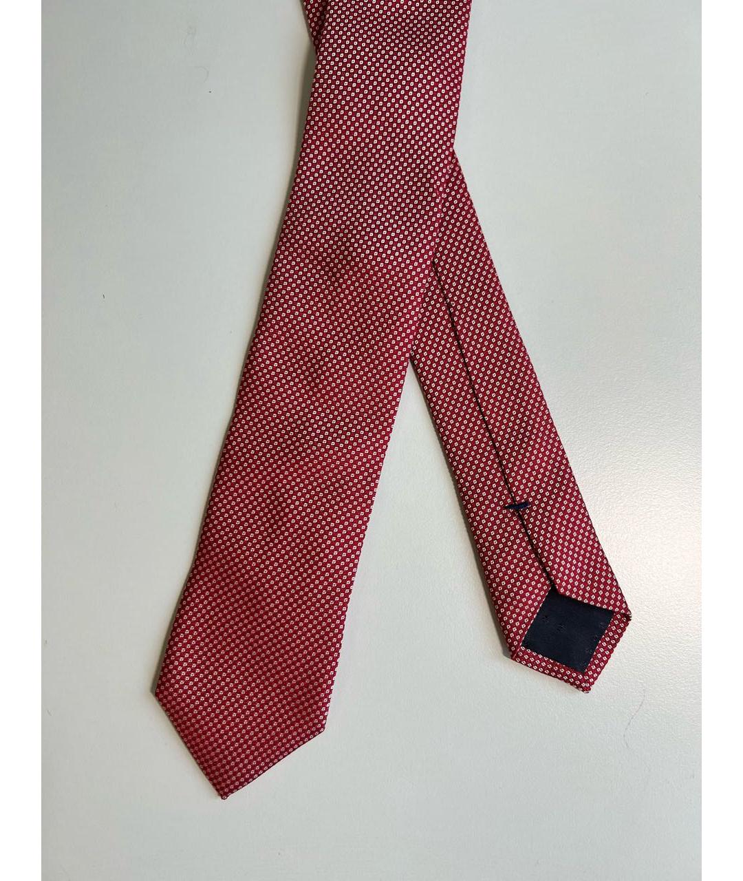 HUGO BOSS Красный шелковый галстук, фото 2