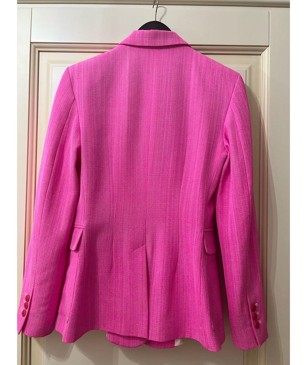 JACQUEMUS Розовый вискозный костюм с брюками, фото 4