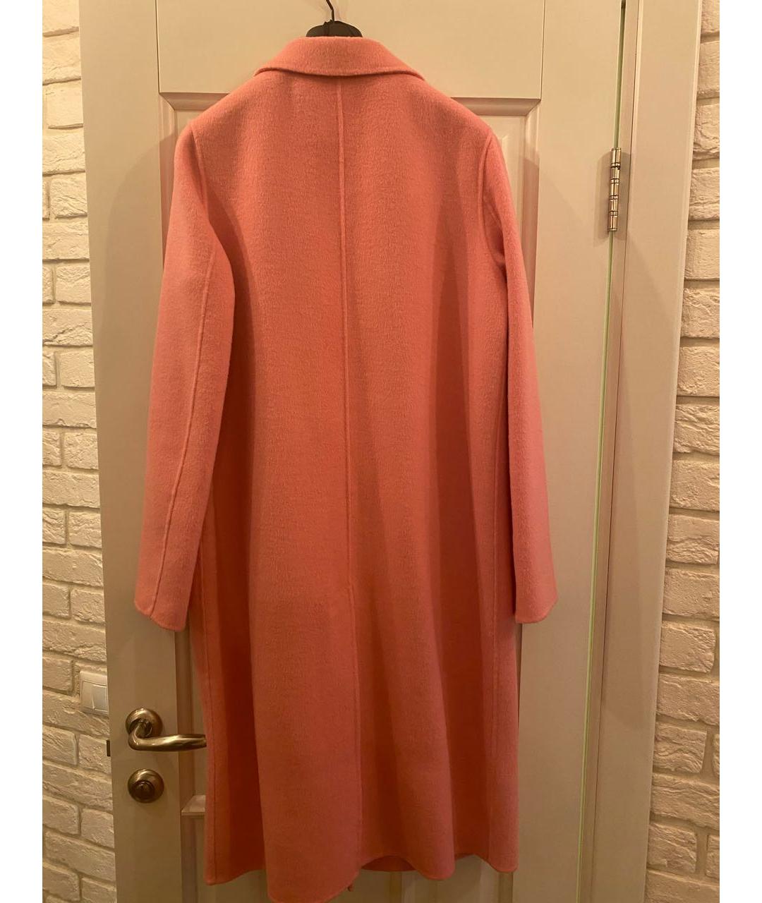 PINKO Розовое кашемировое пальто, фото 3