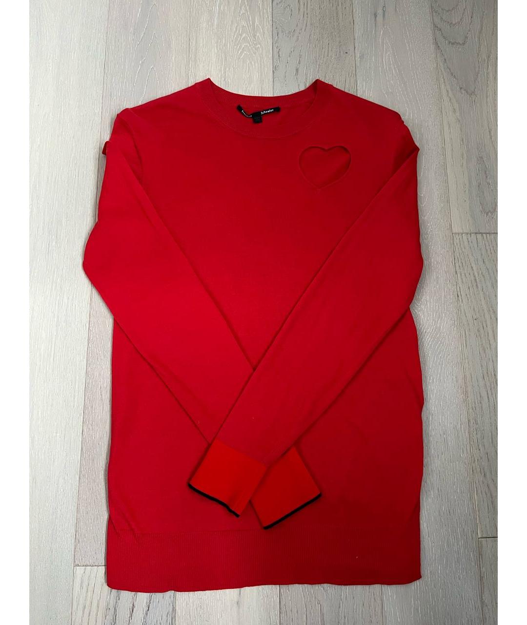PROENZA SCHOULER Красный хлопковый джемпер / свитер, фото 5