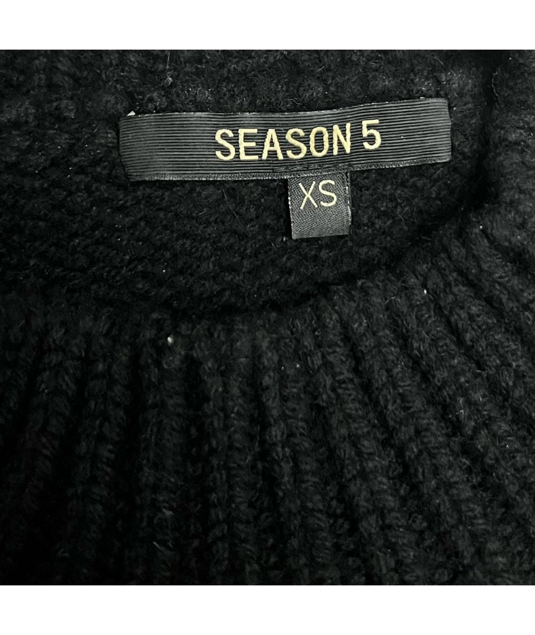 KANYE WEST Черный шерстяной джемпер / свитер, фото 3