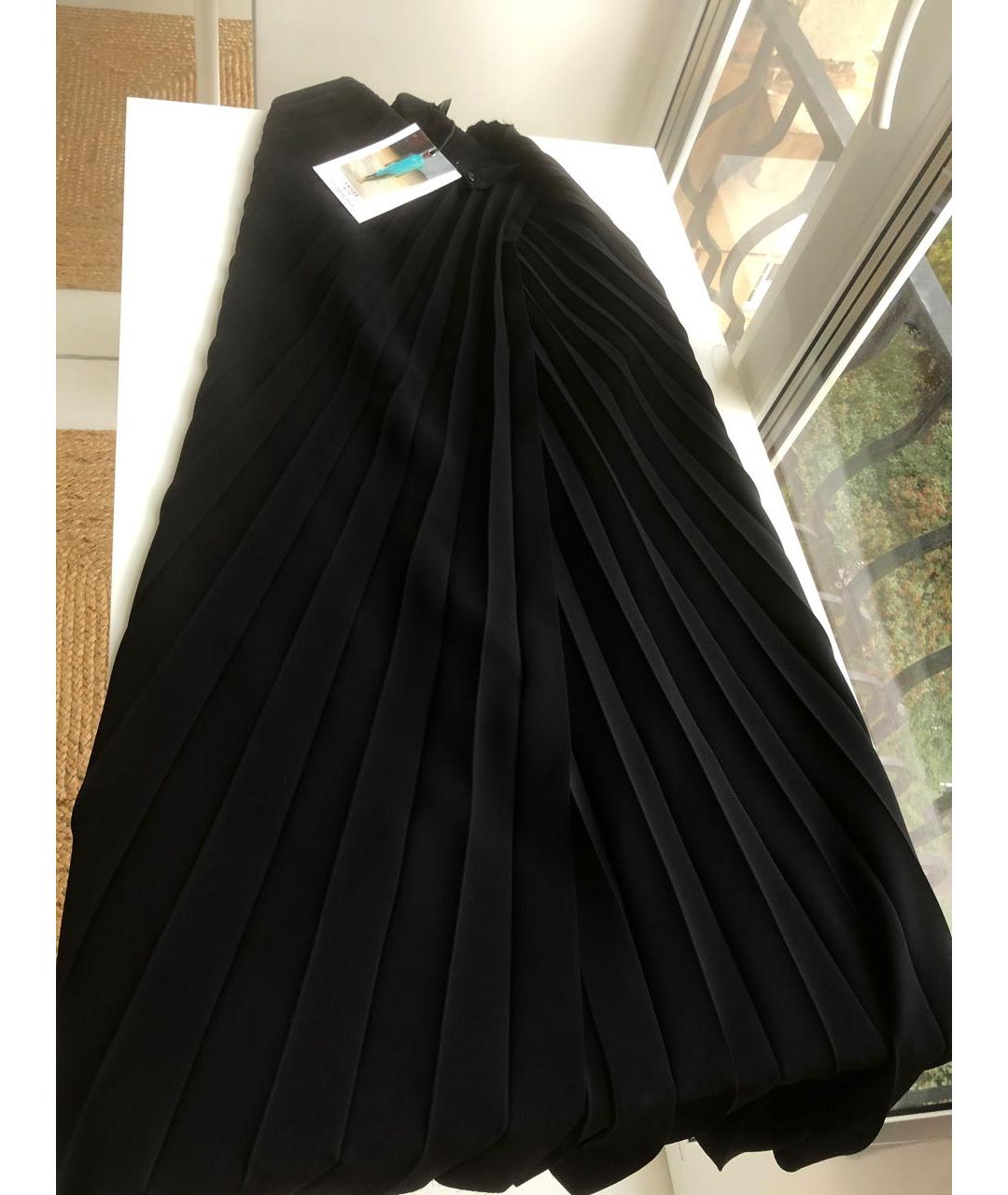 A.W.A.K.E. MODE Черное полиэстеровое коктейльное платье, фото 6