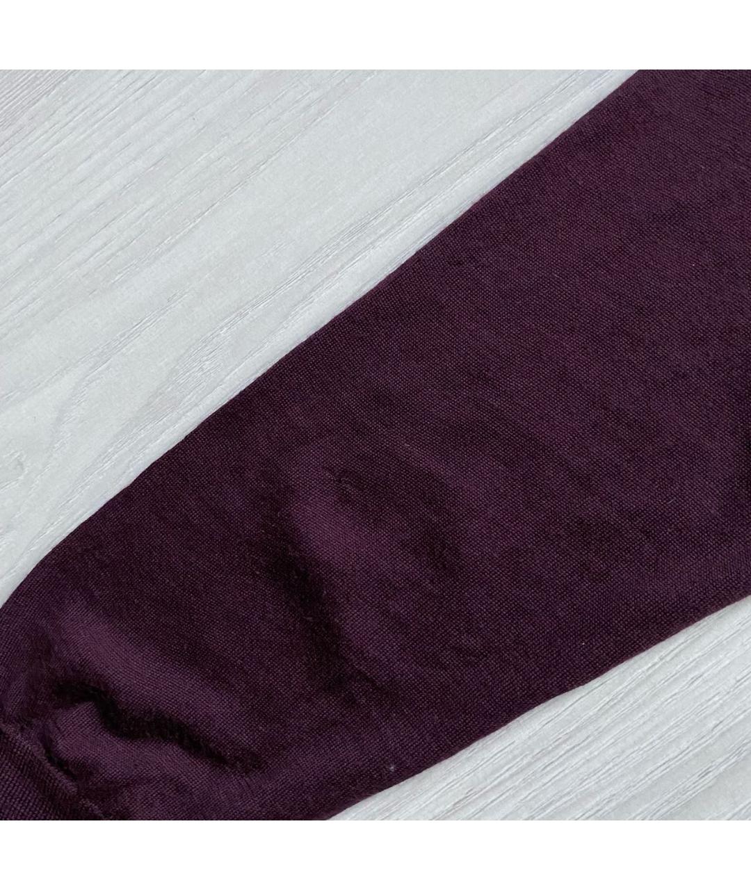 ERMENEGILDO ZEGNA Фиолетовый шерстяной джемпер / свитер, фото 6