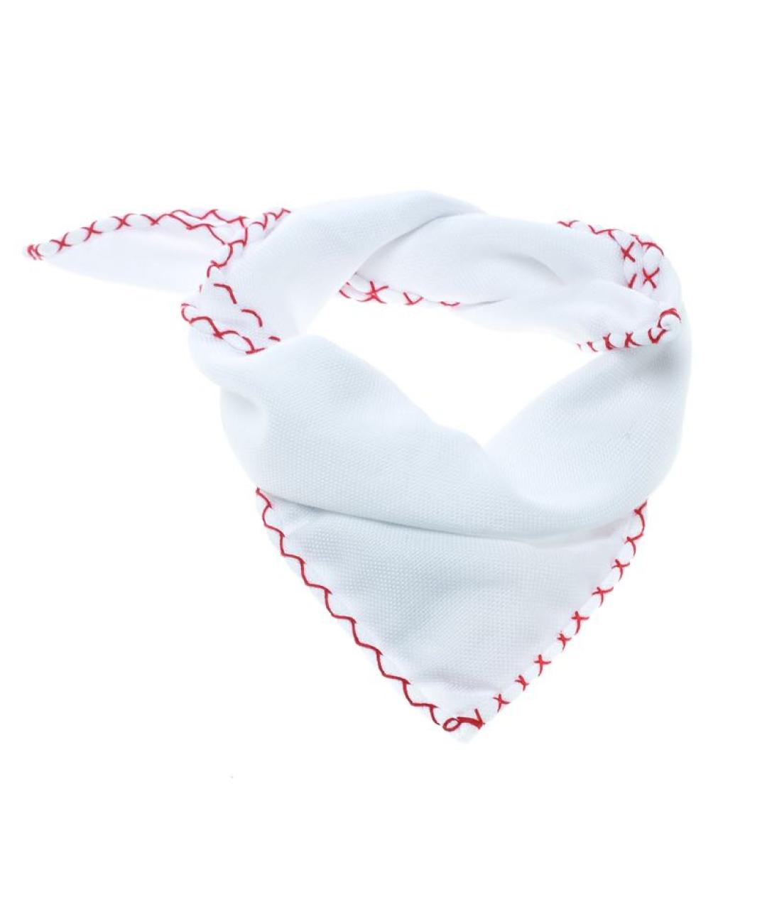 BRUNELLO CUCINELLI Белый тканевый платок, фото 3