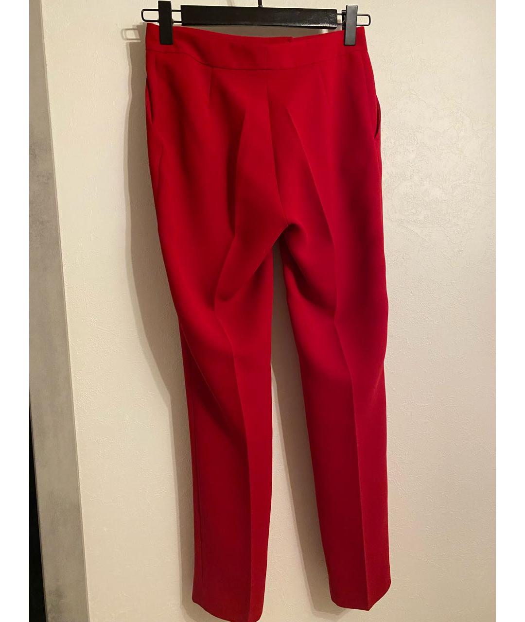 CAROLINA HERRERA Красный синтетический костюм с брюками, фото 4