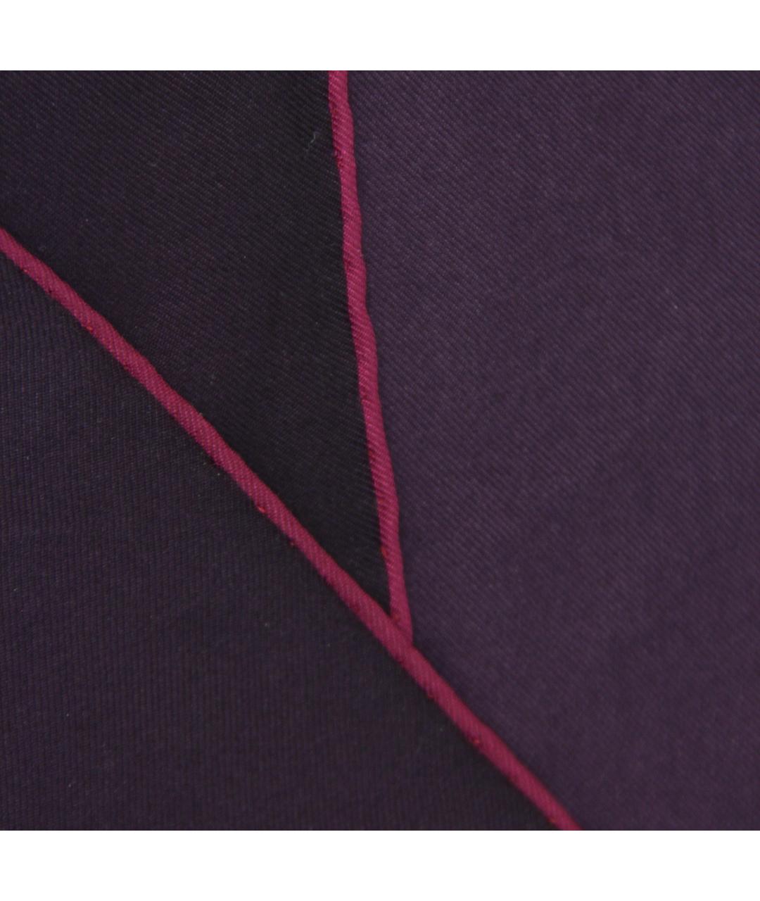 BURBERRY Фиолетовый шелковый платок, фото 6