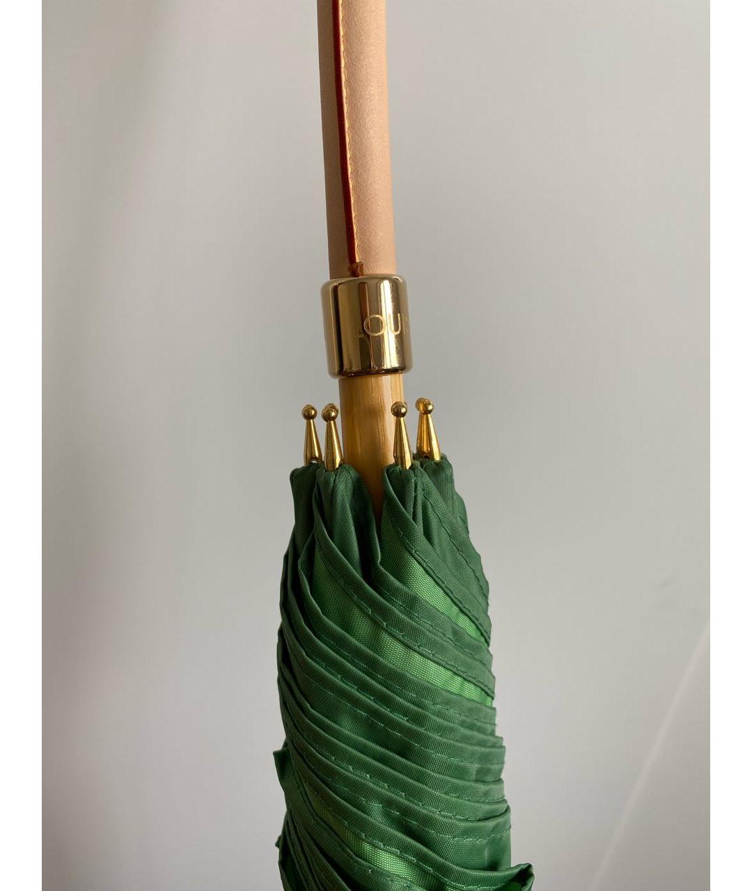 LOUIS VUITTON PRE-OWNED Зеленый зонт, фото 4