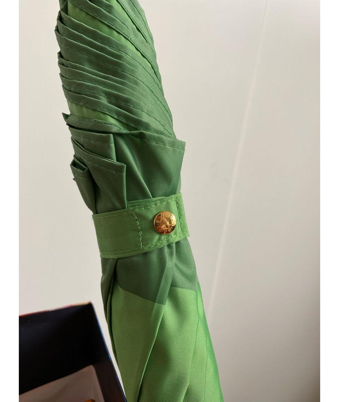 LOUIS VUITTON PRE-OWNED Зеленый зонт, фото 5
