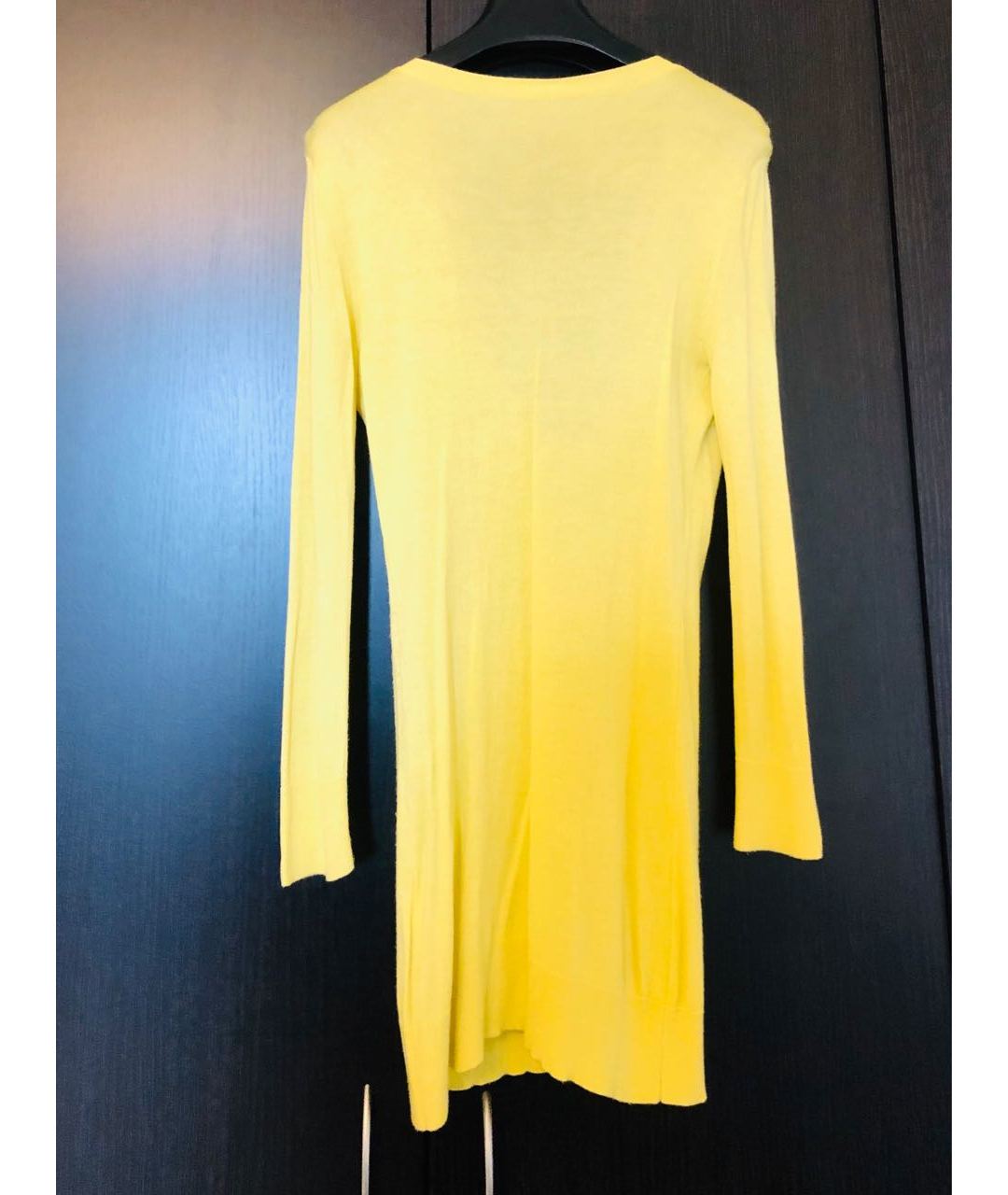 ELISABETTA FRANCHI Желтый вискозный джемпер / свитер, фото 2
