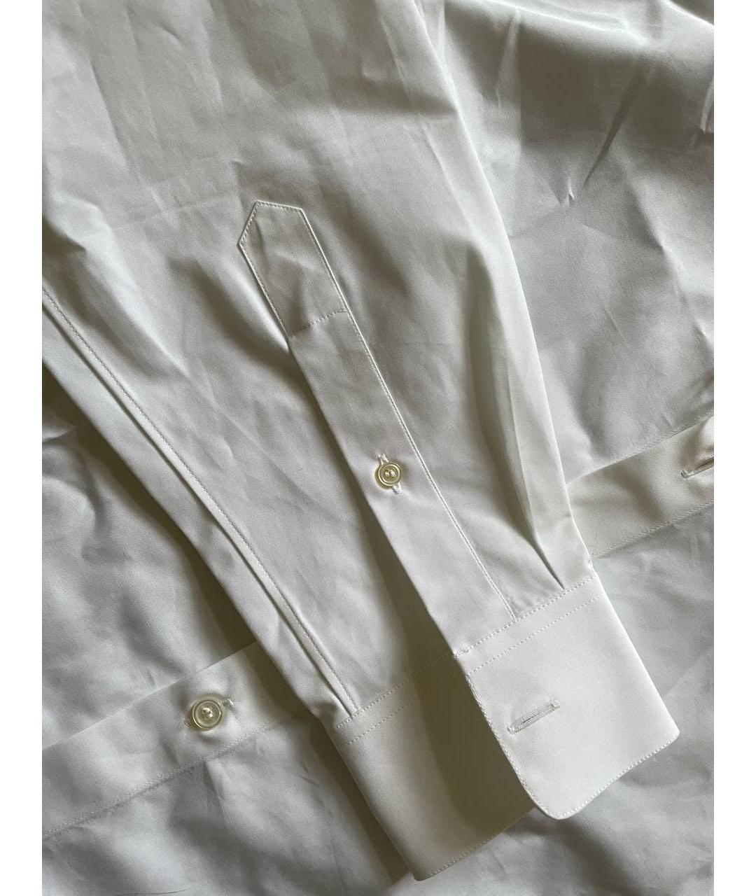 CALVIN KLEIN 205W39NYC Белая хлопковая классическая рубашка, фото 4