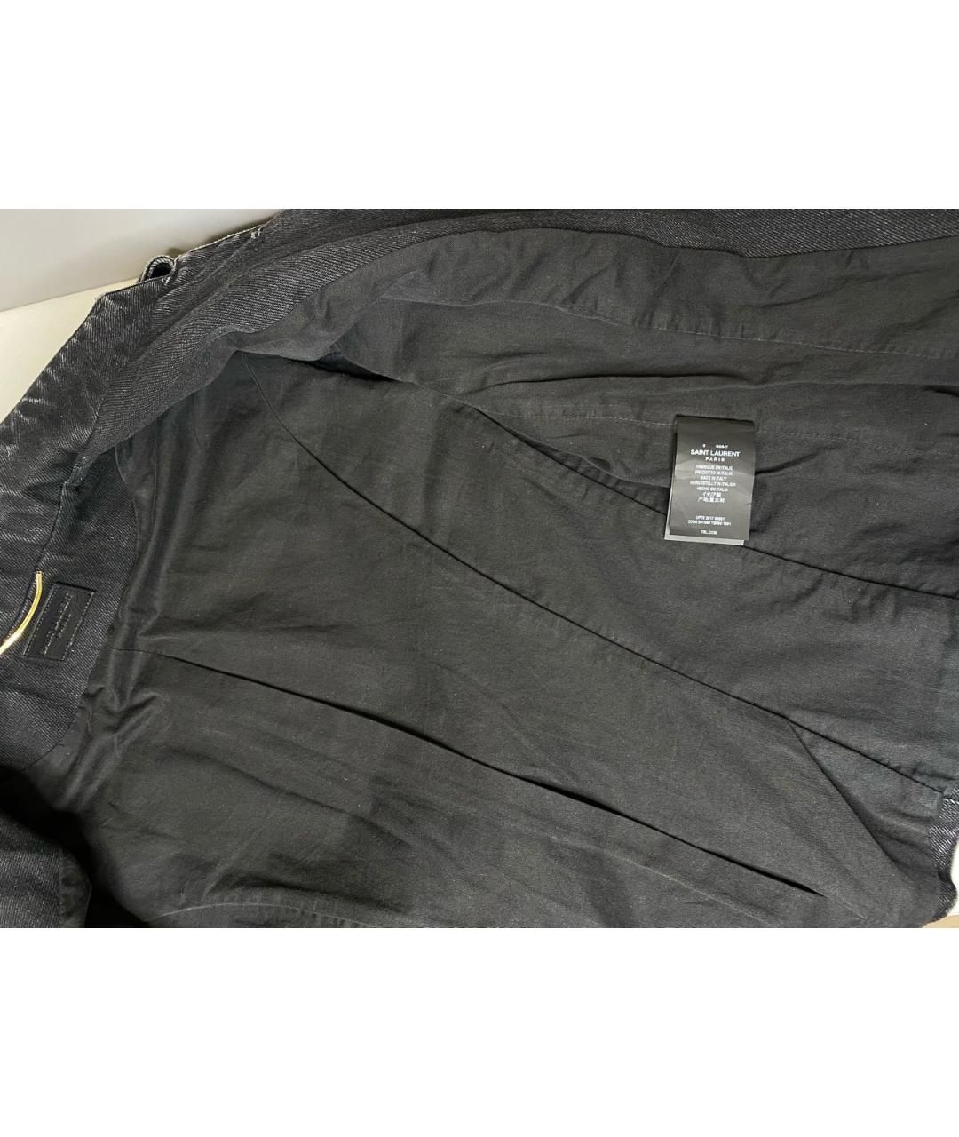 SAINT LAURENT Черный жакет/пиджак, фото 8